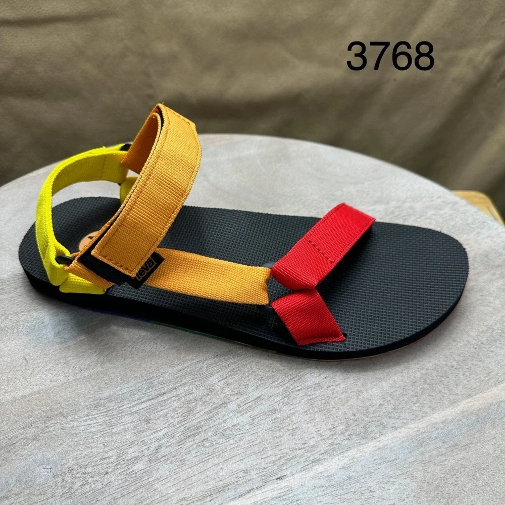 Teva Original Universal Pride Rainbow Sandals Mens 11 Multi-Color Strappy 3768